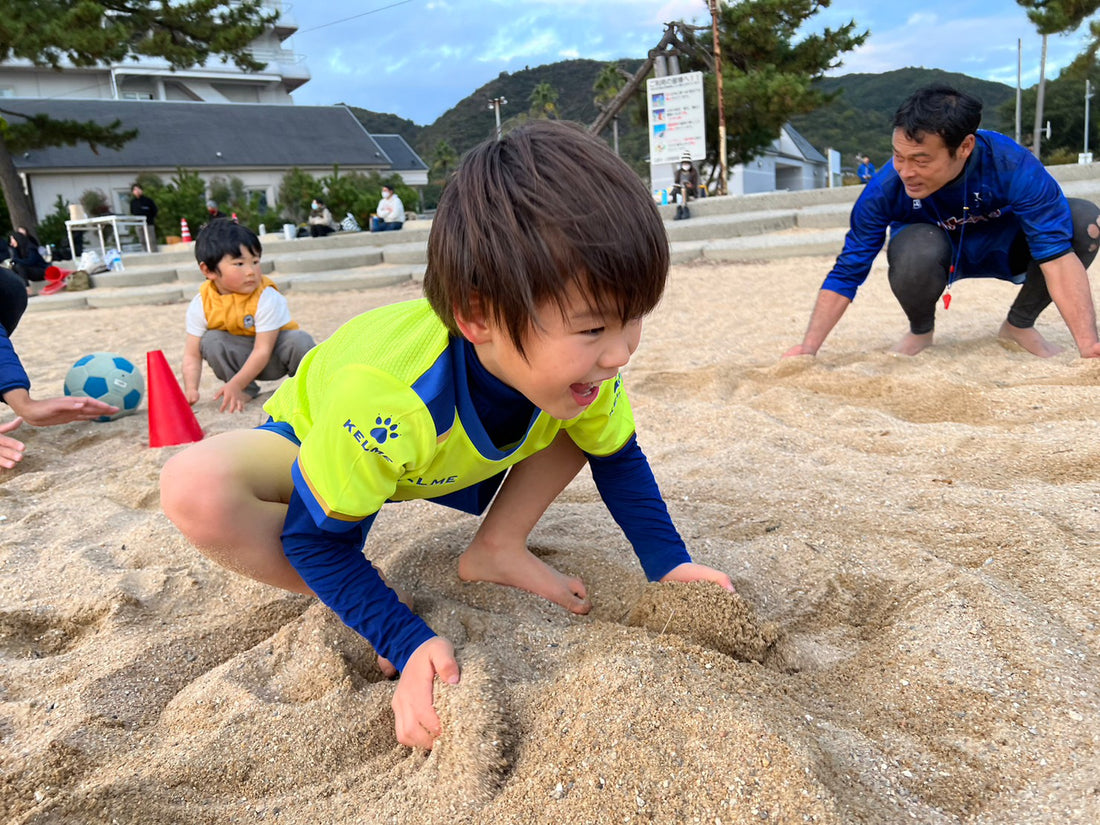 毎月のハレクティオ岡山主催ビーチサッカースクール活動〜2022年11月〜
