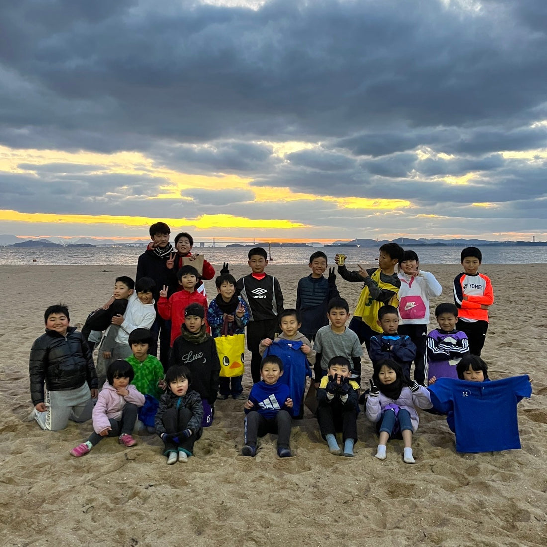 毎月のハレクティオ岡山主催ビーチサッカースクール活動〜2023年12月〜