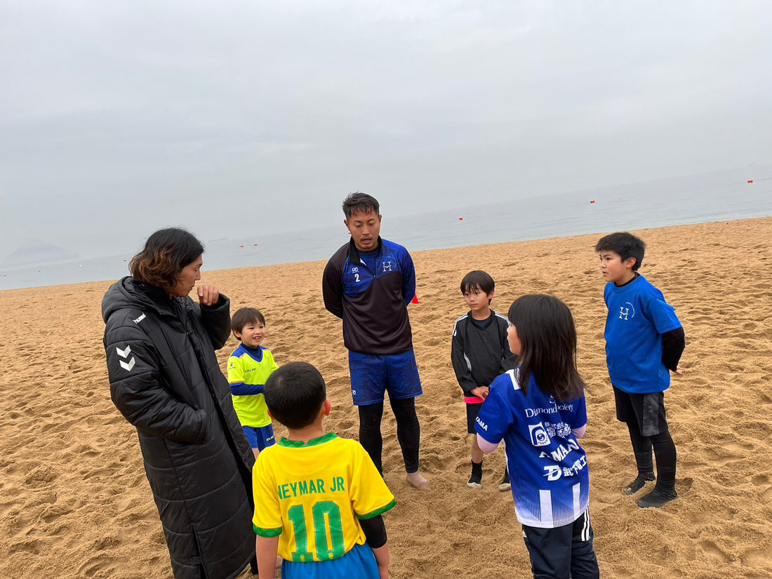 毎月のハレクティオ岡山主催ビーチサッカースクール活動〜2023年7月〜