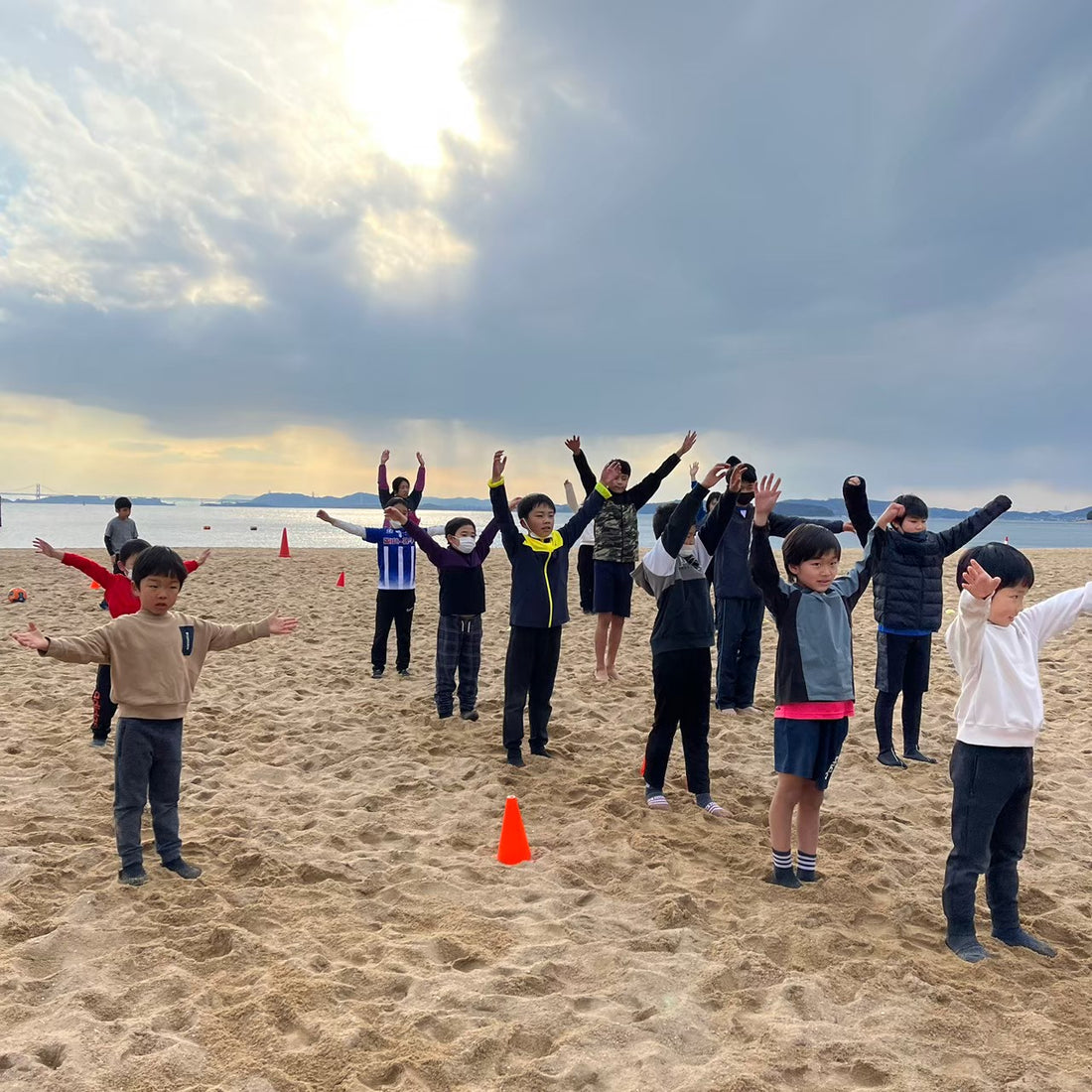 毎月のハレクティオ岡山主催ビーチサッカースクール活動〜2023年2月〜