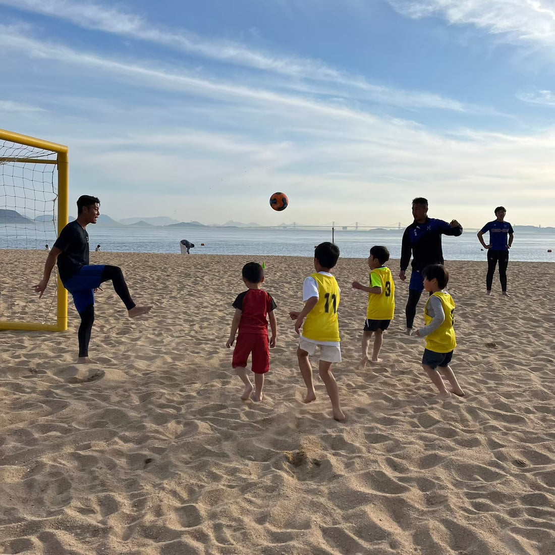 毎月のハレクティオ岡山主催ビーチサッカースクール活動〜2023年4月〜