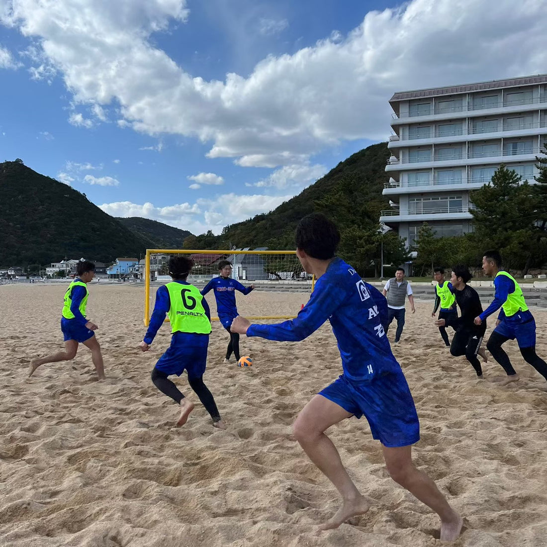 毎月のハレクティオ岡山ビーチサッカー練習風景〜2023年4月〜