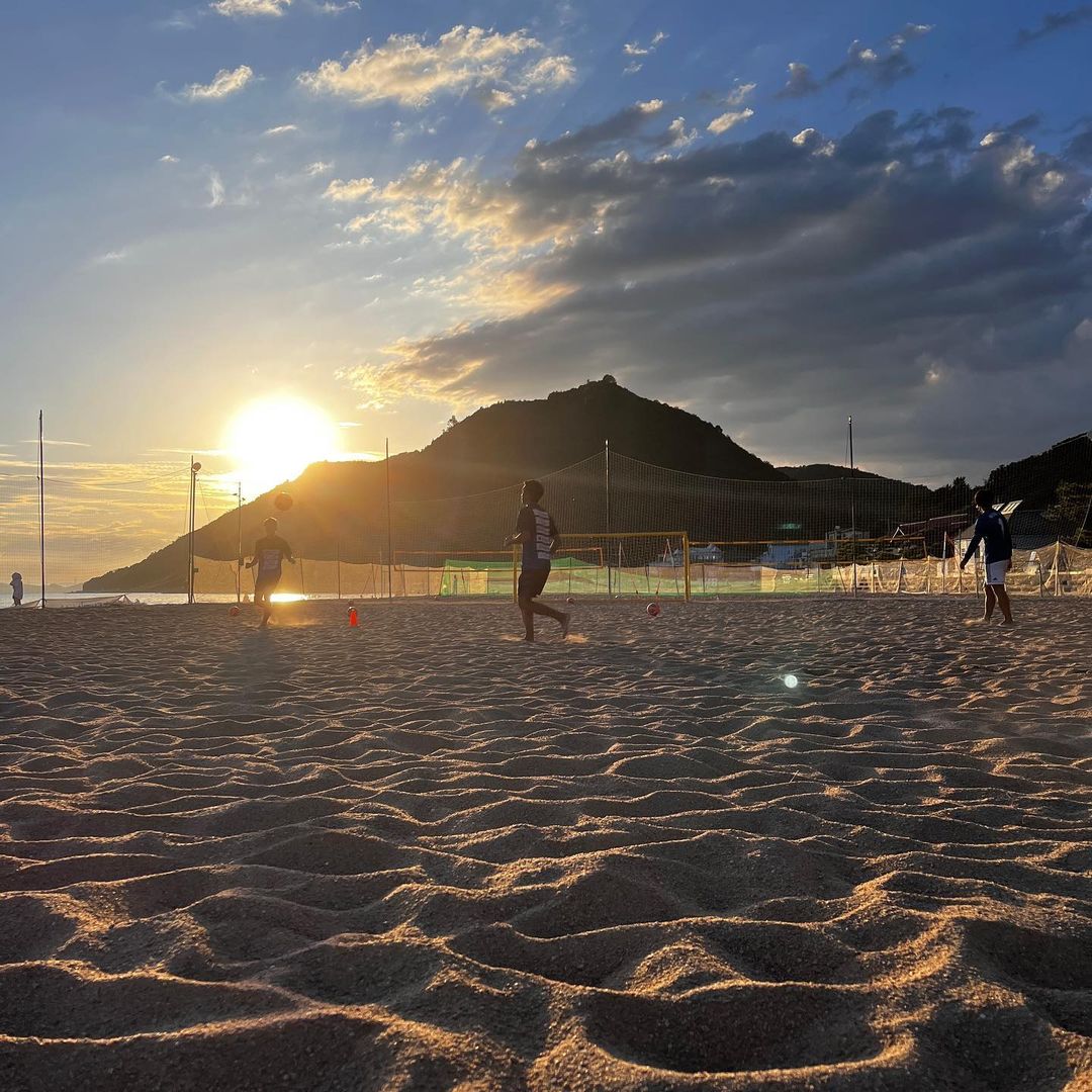 毎月のハレクティオ岡山ビーチサッカー練習風景〜2023年8月〜