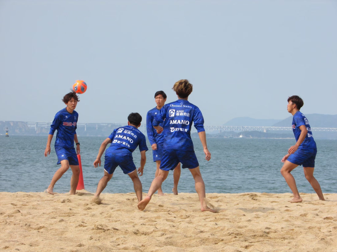 毎月のハレクティオ岡山主催ビーチサッカー練習風景〜2022年5月〜