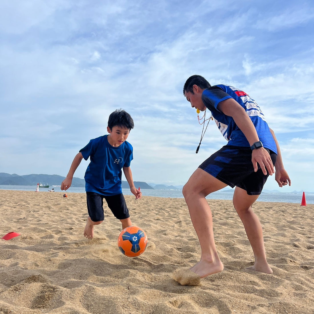 毎月のハレクティオ岡山主催ビーチサッカースクール活動〜2024年5月〜