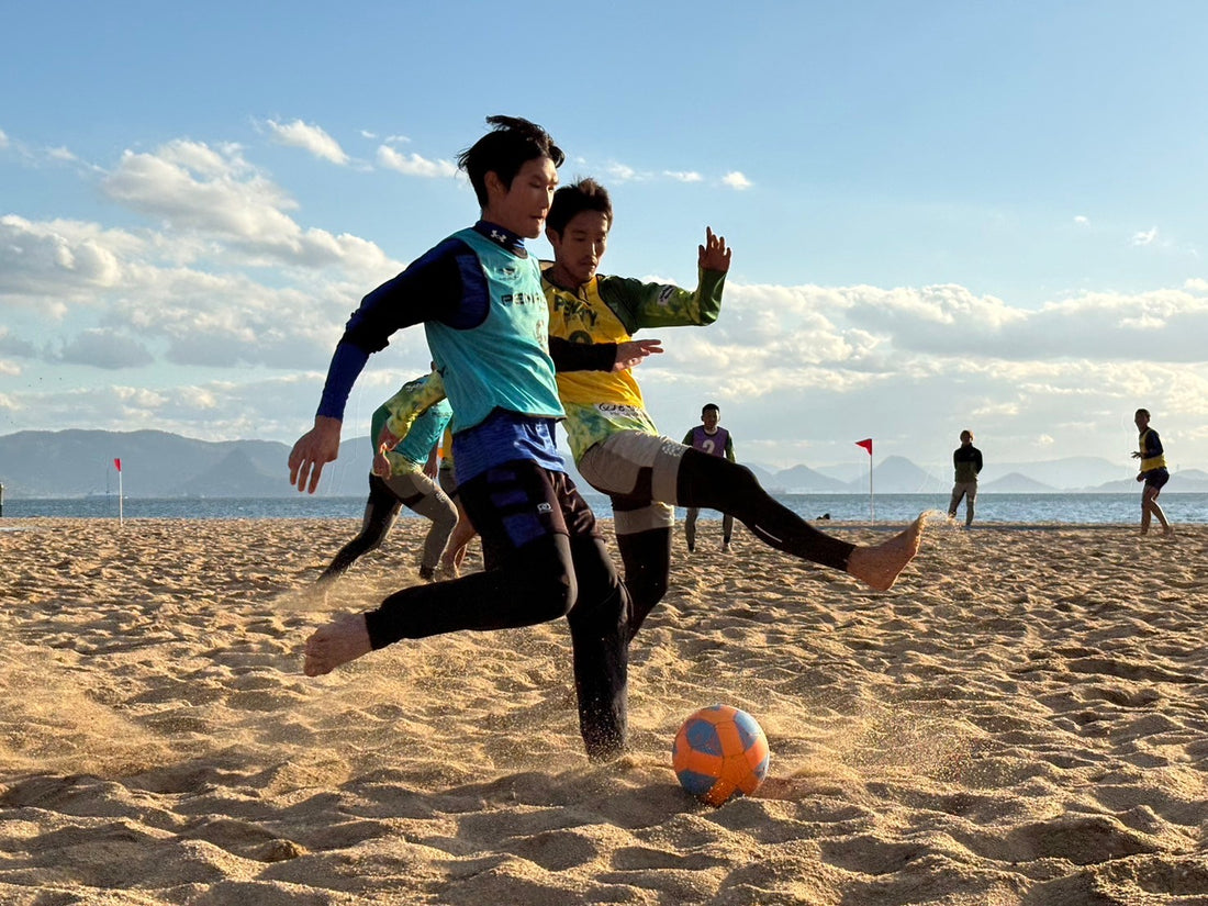 毎月のハレクティオ岡山ビーチサッカー練習風景〜2024年11月〜