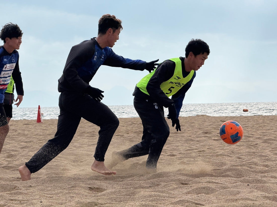 毎月のハレクティオ岡山ビーチサッカー練習風景〜2024年12月〜