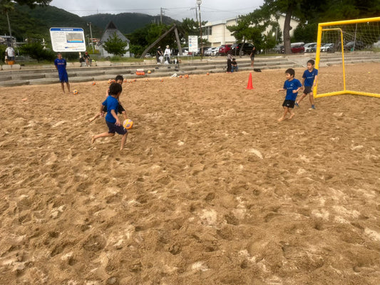 毎月のハレクティオ岡山主催ビーチサッカースクール活動〜2022年9月〜