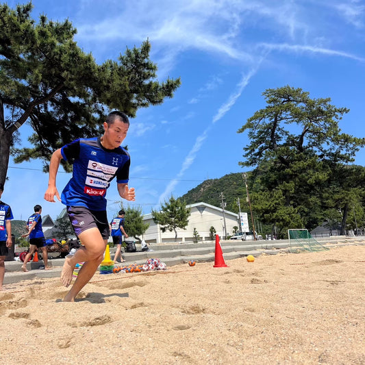 毎月のハレクティオ岡山ビーチサッカー練習風景〜2024年8月〜