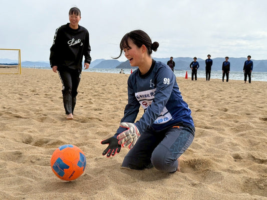 毎月のハレクティオ岡山ビーチサッカー練習風景〜2025年4月〜