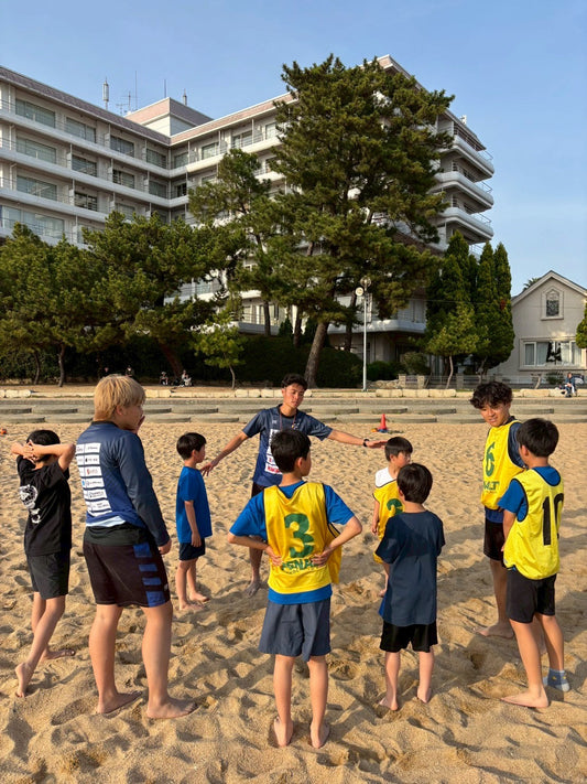 毎月のハレクティオ岡山主催ビーチサッカースクール活動〜2025年4月〜