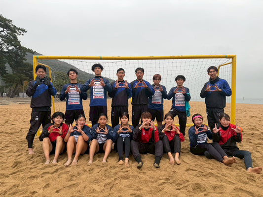 毎月のハレクティオ岡山ビーチサッカー練習風景〜2025年12月〜