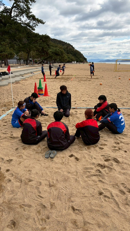 毎月のハレクティオ岡山ビーチサッカー練習風景〜2026年2月〜