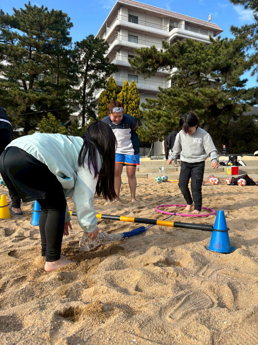 毎月のハレクティオ岡山主催ビーチサッカースクール活動〜2026年2月〜
