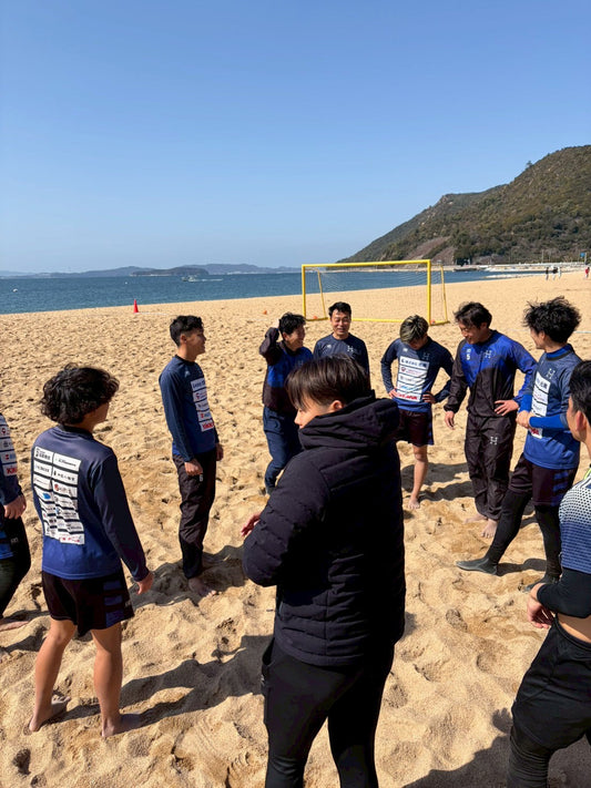 毎月のハレクティオ岡山ビーチサッカー練習風景〜2026年3月〜