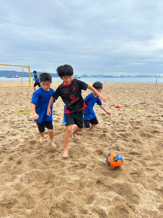 毎月のハレクティオ岡山主催ビーチサッカースクール活動〜2026年6月〜