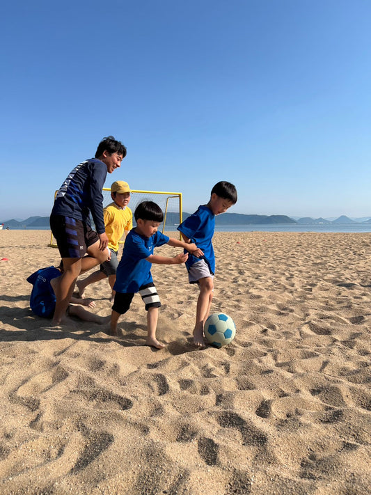 毎月のハレクティオ岡山主催ビーチサッカースクール活動〜2026年5月〜